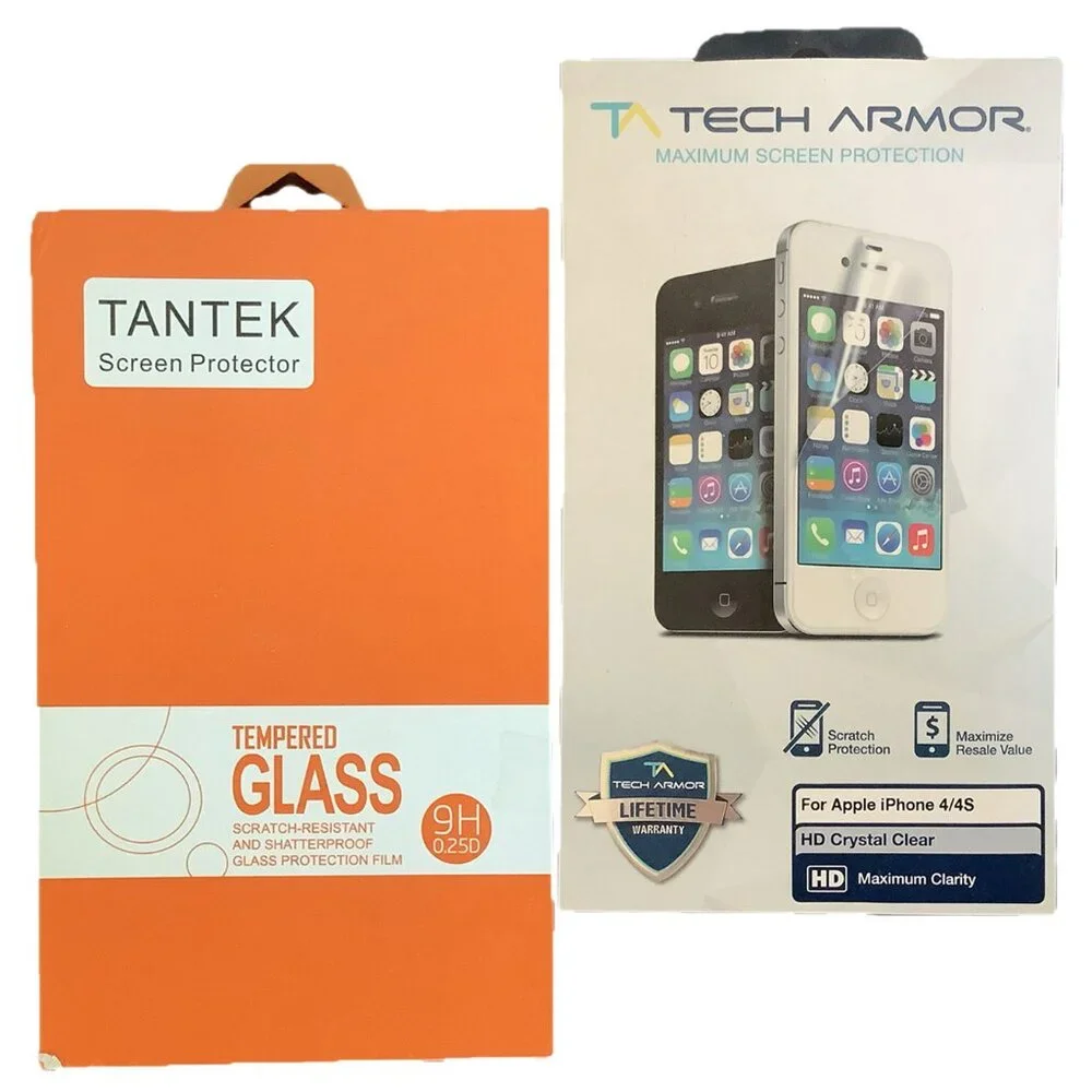 NEW - One Tech Armor / One Tantek Screen Protector - iPhone 4 / 4S